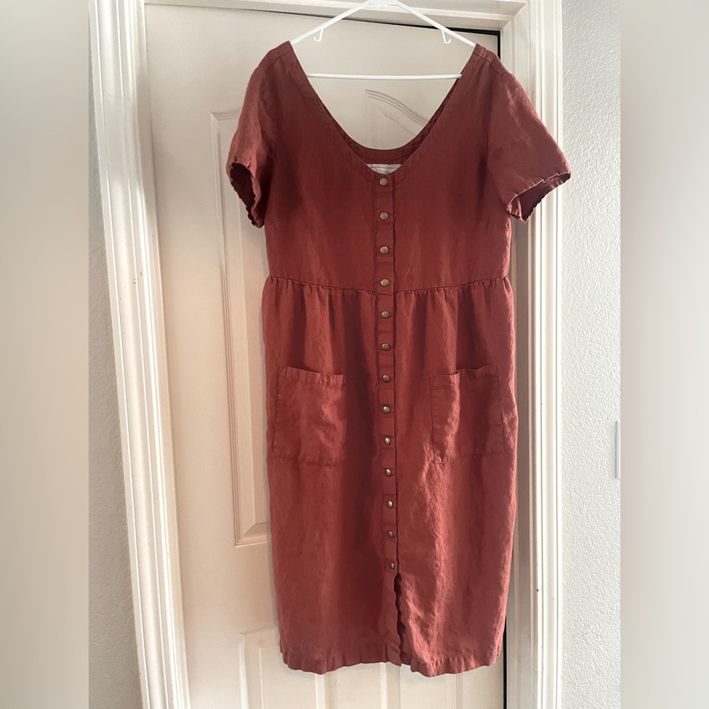 Not Perfect Linen Valley Dress